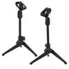 Desktop Microphone Tripod Stand, Universal Mini Portable Table Stand, Adjustable Microphone Stand, Detachable Foldable Tripod Microphone Table Stand F