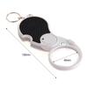 With LED Lamp Handheld Mini 5X Key Chain Magnifiers Magnifying Glass Lens Folding Magnifiers