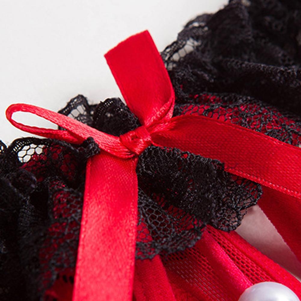 Женские пирсингованные сексуальные трусики соблазнительное кружевное полупрозрачное нижнее белье