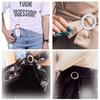 Crafts Garment Accessories Clothing Decor Shirt Button Belt Buckle Scarf Clips Ring T-shirt Clips