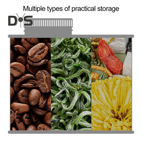 150 г герметичная банка для кофе в зернах, открытый длительный срок службы, пищевой контейнер для хранения свежести для домашнего кемпинга