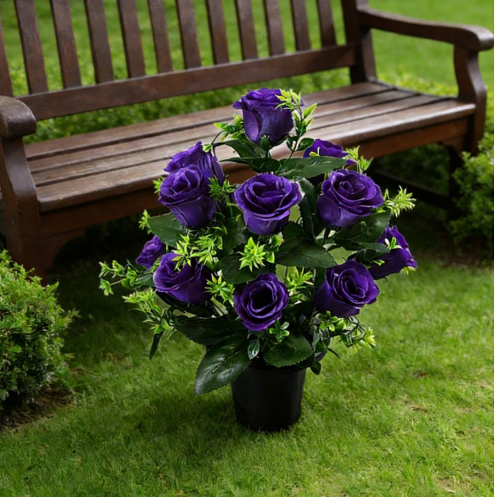 Silk Fabric Petals Silk Rose Bouquet Artificial Silk Roses