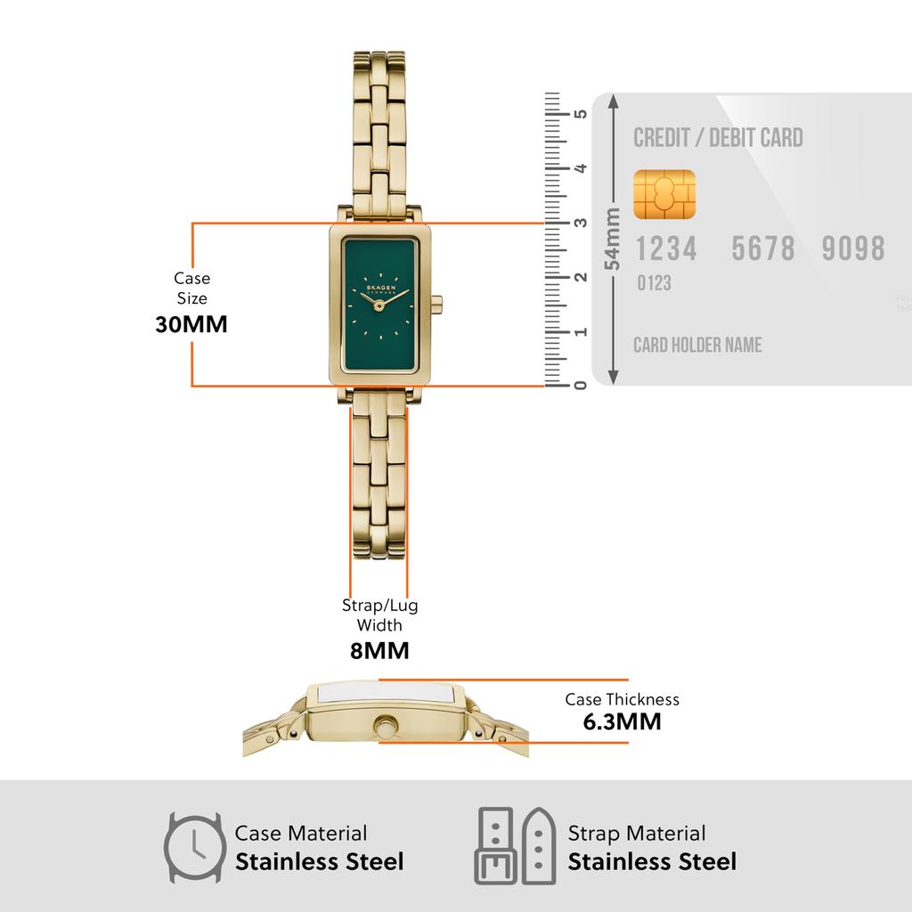 Watch HAGEN MICRO SKW3146 Gold [Skagen] Women's