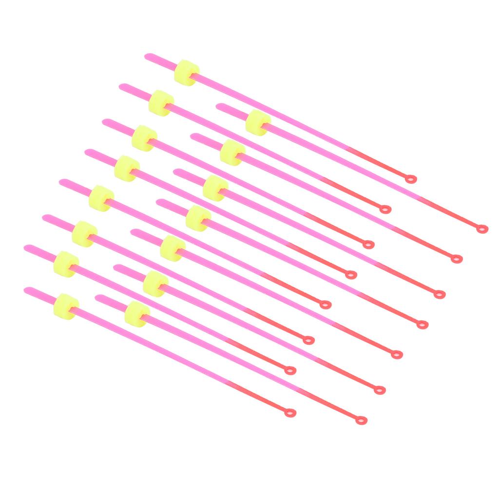 15Pcs Set Mini Winter Ice Fishing Rod Front End Section Pole Tip Fishing Accessories12CM