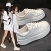 Fashion Versatile Little White Shoes Women's Shoes Platform Heightening Board Shoes 2025 Autumn New Versatile Casual Sports Shoes