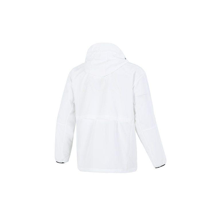 adidas Essentials Тканая повседневная дышащая куртка Newblock с капюшоном, мужская верхняя одежда, белая H40233