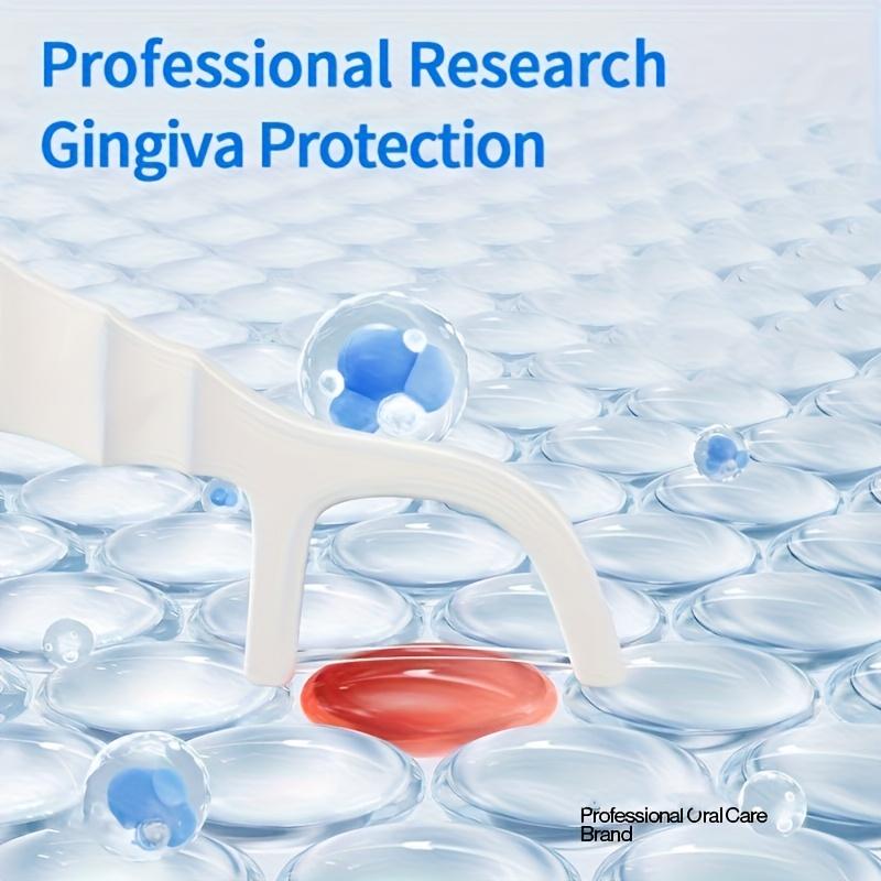 50 шт. зубной нити в герметичной коробке для хранения. Портативная одноразовая зубная нить для ухода за полостью рта, необходимая вещь для ежедневных путешествий.