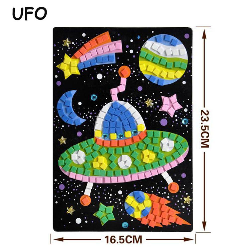 Kids Game DIY Kits Early Educational 3D Mosaics Puzzle EVA Foam Drawing Toys Stickers