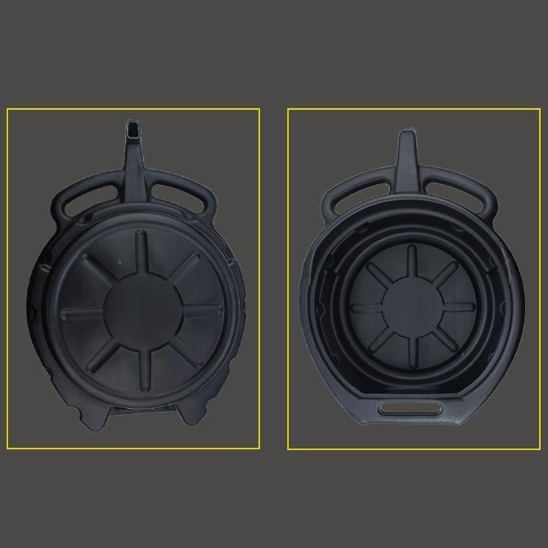 ABHX-10L Oil Drain Pan Wast Engine Oil Collector Tank Gearbox Oil Trip Tray For Repair Car Fuel Fluid Change Garage Tool