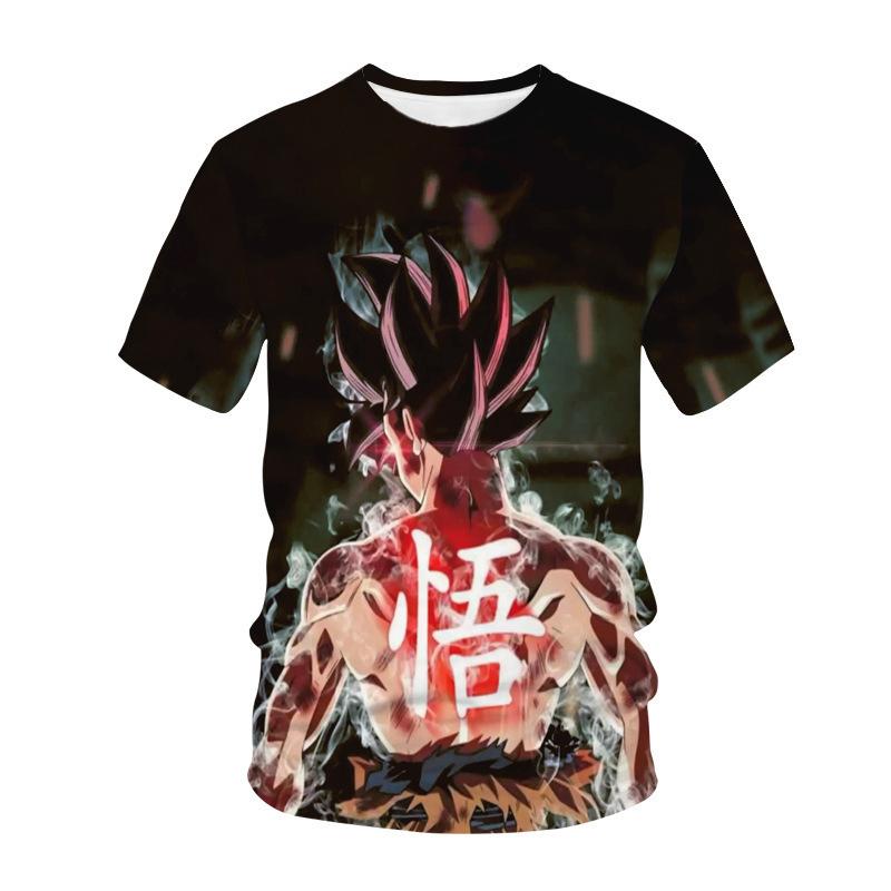 Summer Animation Anime Men's and Women's Summer Casual Clothes Wukong Top 3D T-shirt