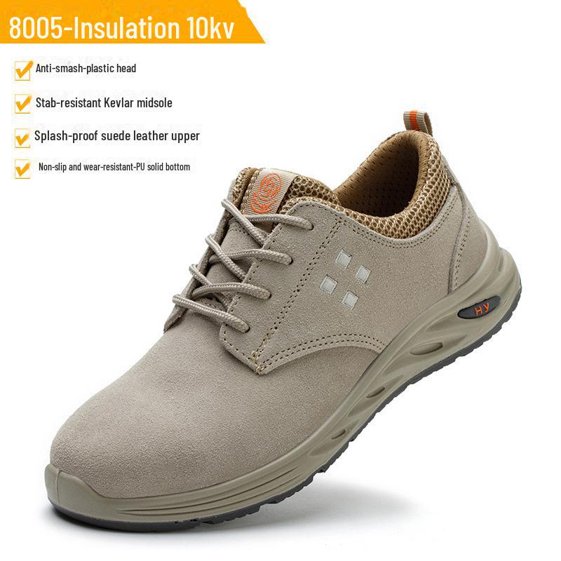 Ботинки сварщика из коровьей кожи со стальным подноском - Защита от ударов, проколов, утепленные, низкие, безопасная обувь для сварщиков.