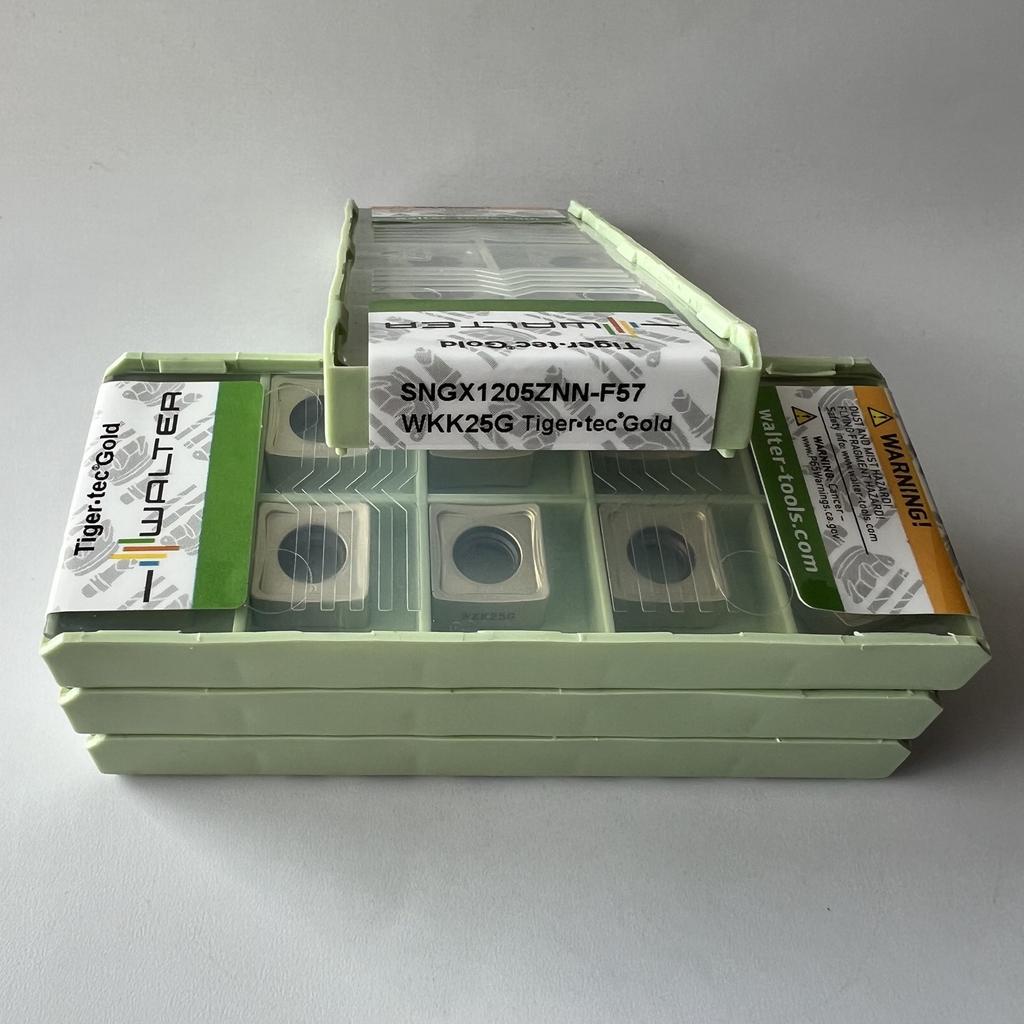 WALTER / SNGX1205ZNN-F57 WKK25G / Carbide CNC Blade 10 Pcs