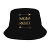 Шляпа-ведро The Lion King Hakuna Matata на заказ Женская Унисекс Модная Летняя Пляжная Солнцезащитная Кепка Унисекс