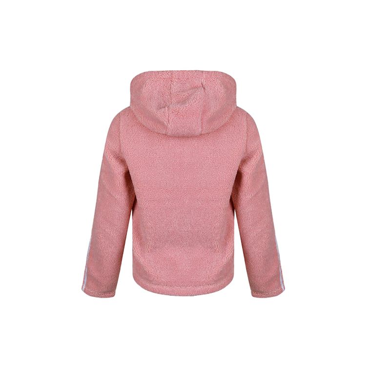 Adidas Спортивная куртка с капюшоном для зимнего тепла, женская верхняя одежда, розовая GJ8067