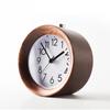 Деревянные часы JINSUN с функцией повтора сигнала, прикроватный детский будильник с круглой стрелкой и подсветкой, настольные часы, бесшумные, деревянные, без тиканья