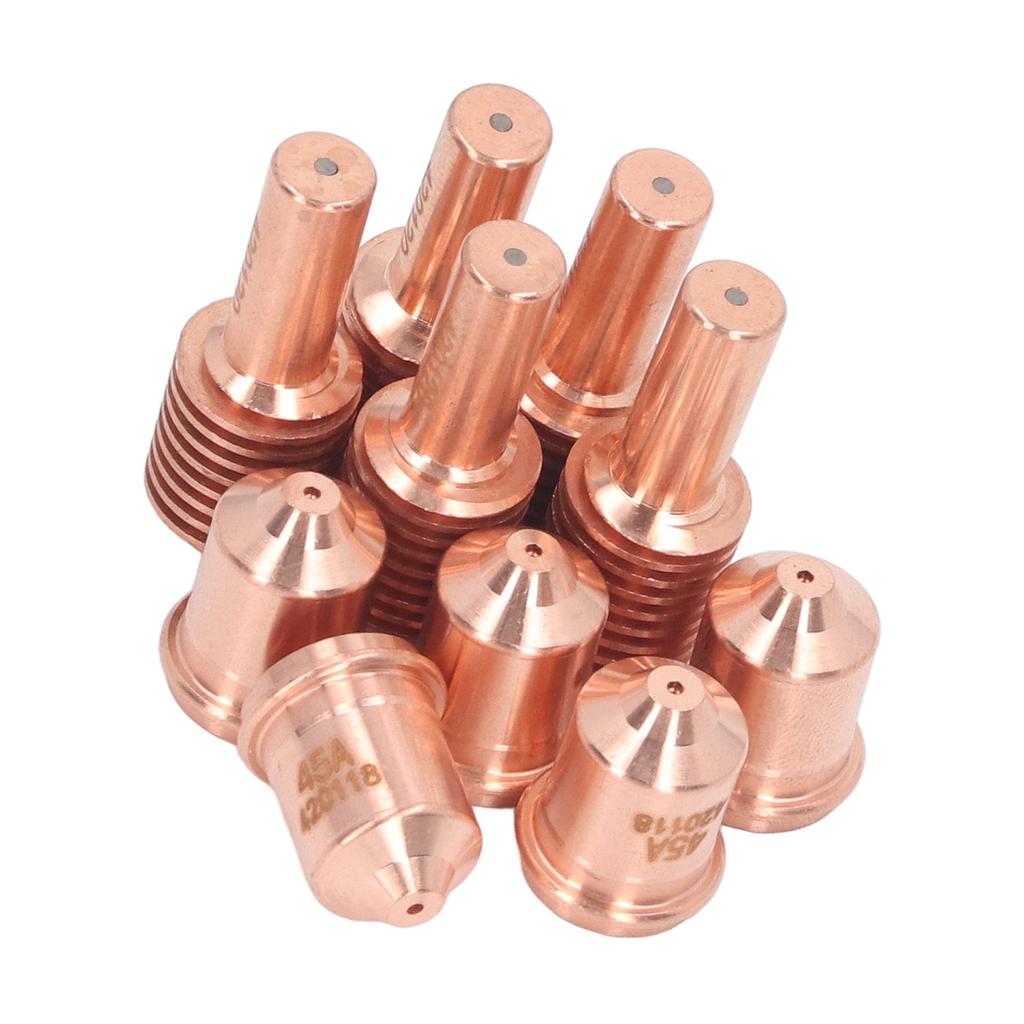 10 шт. Плазменный электрод сопло 420118 420120 Набор расходных материалов для резака Замена для PMX 30XP