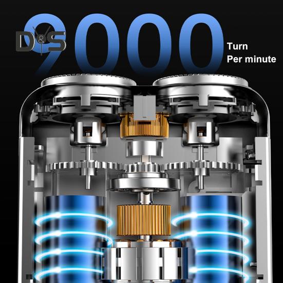 Мини-электробритва с ЖК-дисплеем, USB-перезаряжаемая водонепроницаемая дорожная бритва, портативный триммер для бороды для мужчин, инструмент для удаления волос, подарок отцу, мужу, парню