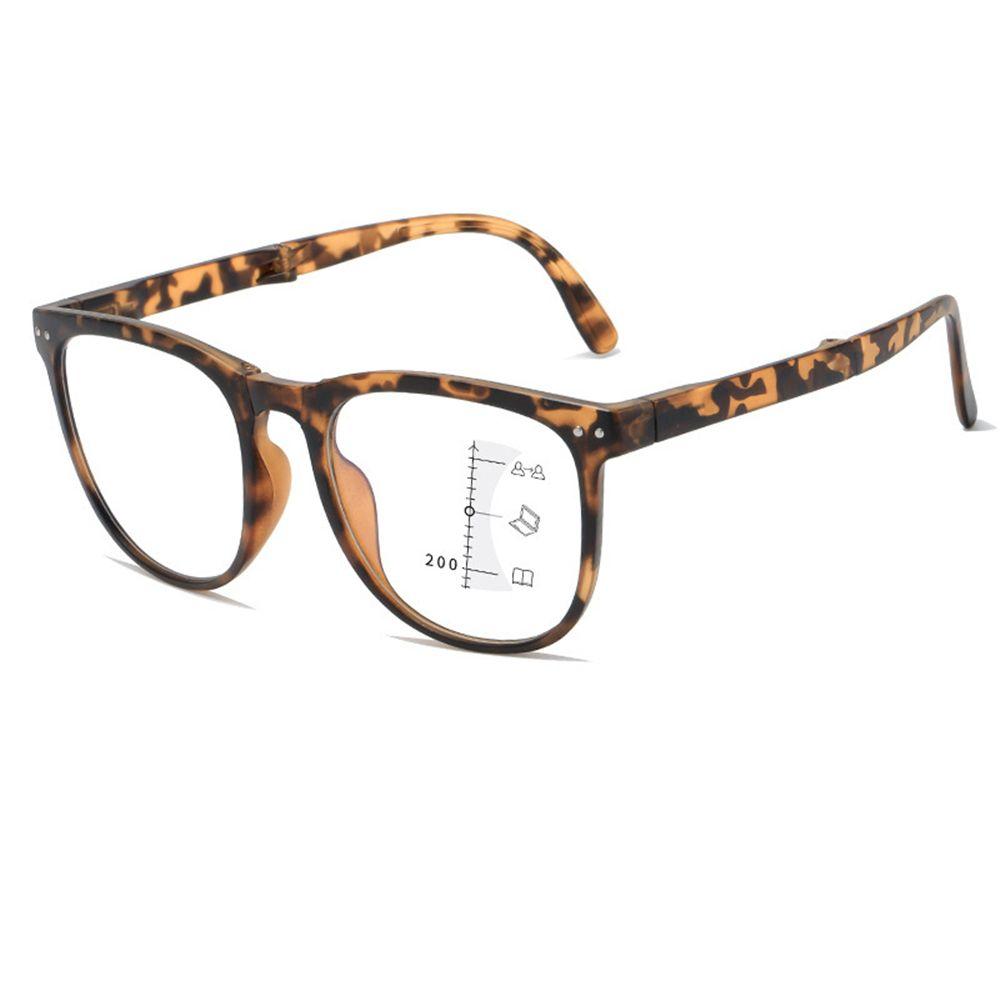 Складные мультифокальные прогрессивные очки для чтения с линзами, защищающими от синего света, оптические очки для мужчин и женщин, очки для работы за компьютером при гиперметропии