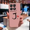 Чехол для Xiaomi 14T 14 15 12 12S 12T 12X Pro Ultra Lite задняя крышка с симпатичным узором в виде сердца и букв, мягкий силиконовый защитный чехол от падения для Xiaomi Capa