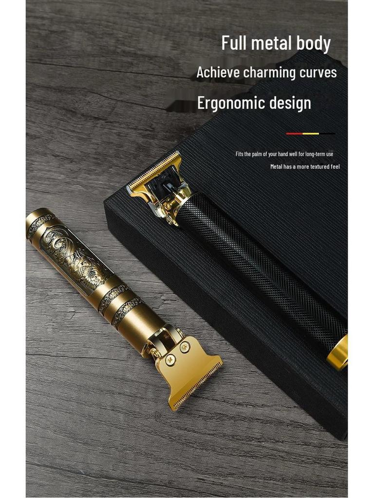 Электрическая машинка для стрижки волос и бритвенный инструмент для домашнего использования с функцией Oil Head Carving