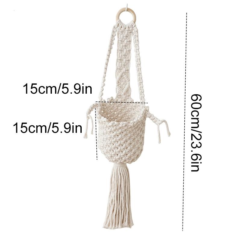 1 шт. сетка для растений, мешок, кашпо, сделай сам, ручное плетение, бохо, макраме, домашний декор, настенное украшение