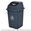 grey 50l with swing lid