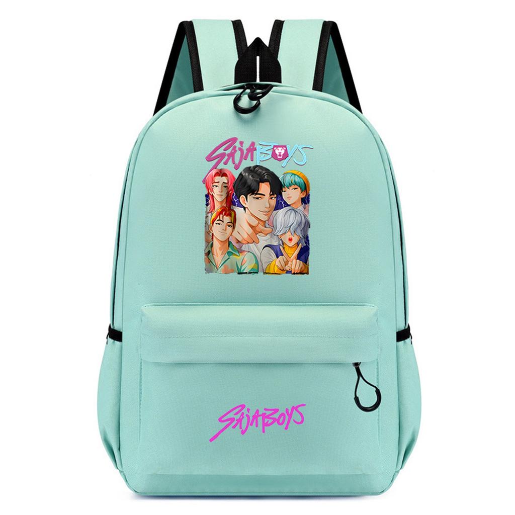 Features The Saja Boys Print, Inspired By The Witch Hunters, With , Kid-friendly Action Illustrations Of The Characters