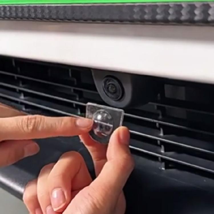 Прозрачный корпус защитной крышки камеры Защита от царапин и ударов Всепогодный Прозрачное изображение Разработан для транспортного средства Легкая установка 2 шт.