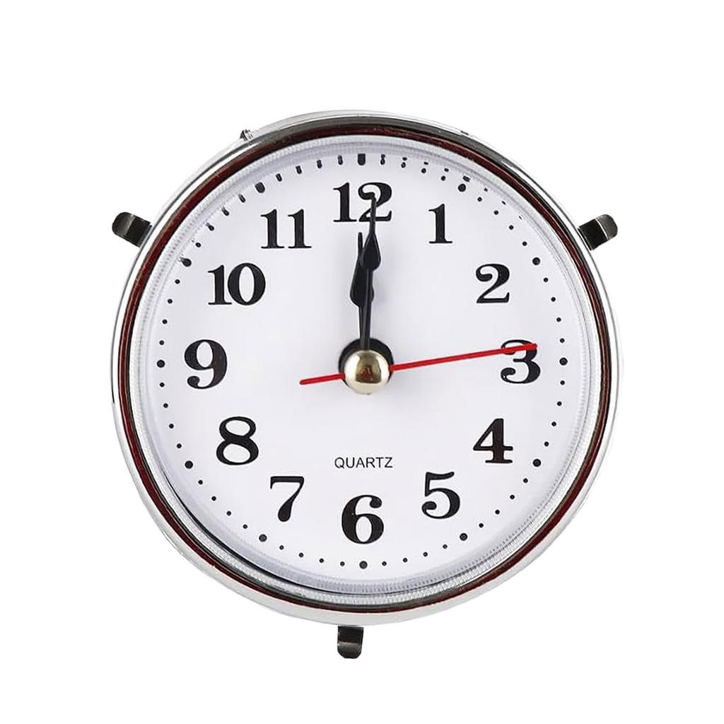 (65мм) Мини-кварцевый часовой механизм-вставка 2,56 дюйма с арабскими/римскими цифрами, сменный круглый кварцевый механизм, миниатюрные часы