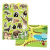 Playmax Kongsuni Rubber Magnet Puzzle Teaching Aids Животные, корейские популярные головоломки