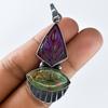 A+ CERTIFIED 45 Ct Natural Opal Fancy Cut Gemstone 925 Sterling Silver Pendant