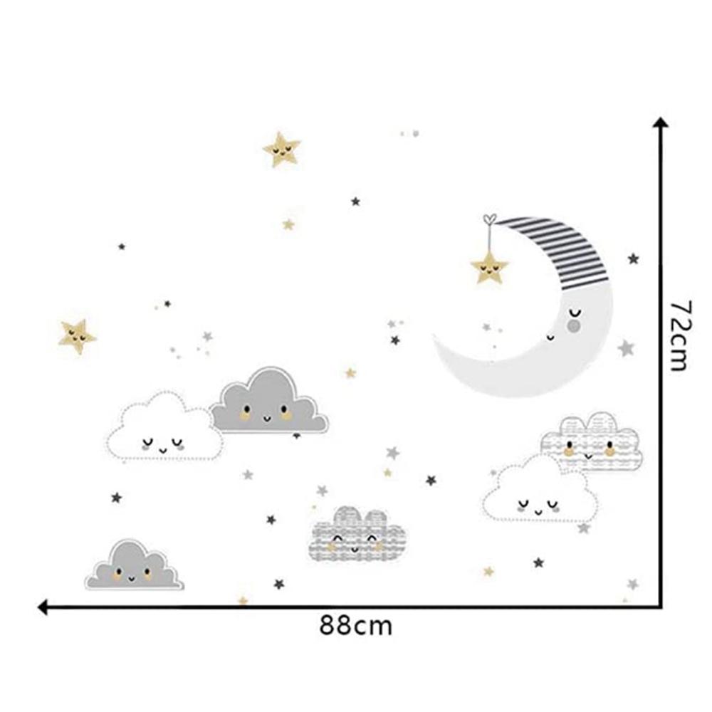 Самоклеящаяся декоративная наклейка на стену для детской комнаты унисекс для девочек, домашний декор, настенная наклейка, украшение комнаты