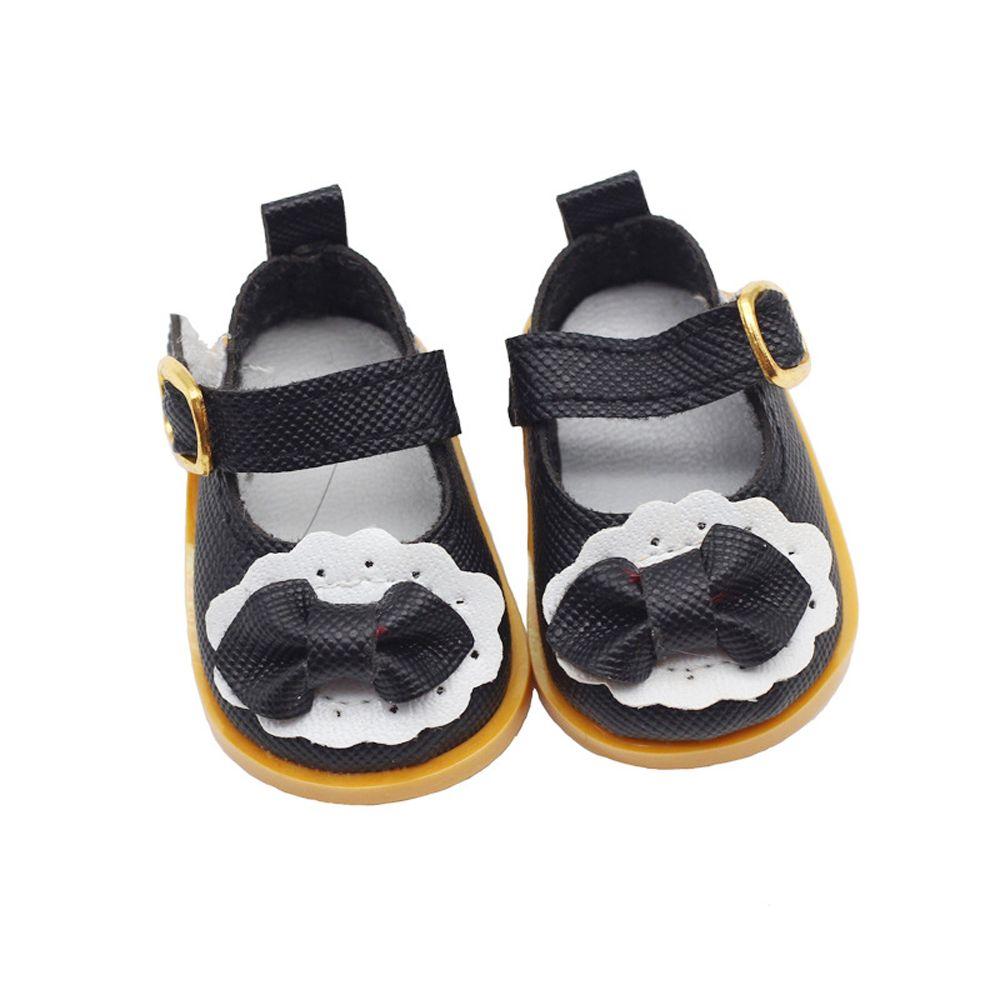 Хлопковая кукла Ручная работа Сапоги 14 дюймов Обувь для куклы Кожаная обувь для куклы Повседневная обувь для куклы Мини-туфли с бантом