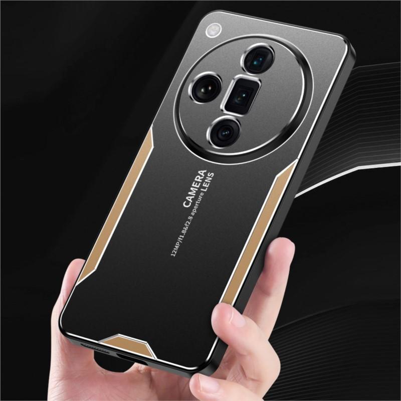 Для OPPO Find X7 Чехол Металлический Алюминиевый Чехол Защитный Линзы Frost Чехол Для OPPO Find X7 Предотвращает Отпечатки Пальцев Металл+ТПУ