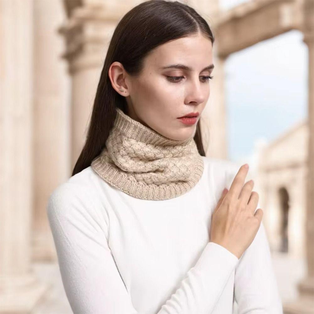 Plush Neck Warmer Thickened Lining Sport Scarf Fashion Neck Scarves