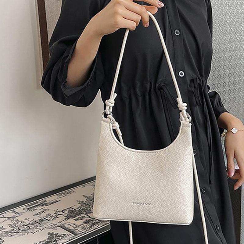 Летние повседневные сумки через плечо для женщин, новая модная универсальная сумка через плечо, простые однотонные женские сумки из искусственной кожи