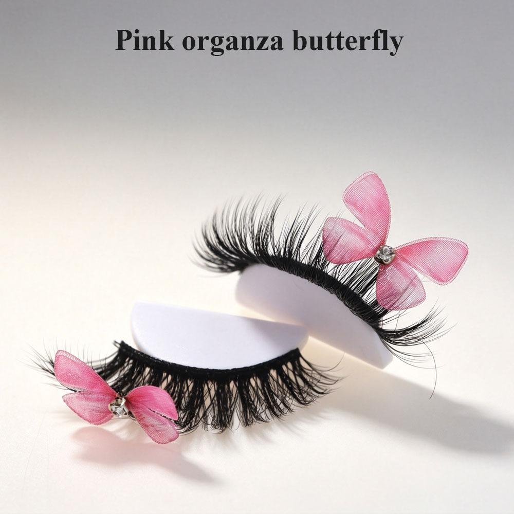 1 Pair Full Strip Reusable Sparkly Lashes for Christmas And Halloween Makeup