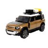 1/24 Внедорожник Range Rover Defender Литая металлическая модель автомобиля Симуляция Металлическая игрушка Внедорожники Модель автомобиля Звук и свет Детский подарок