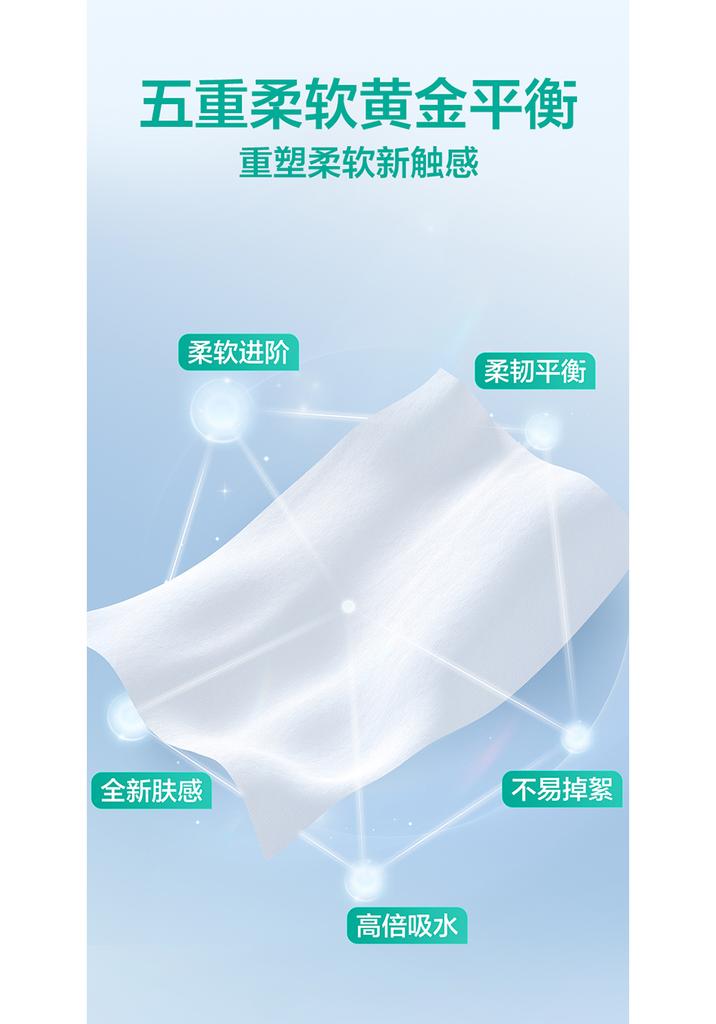Self Softening Upgrade All Cotton Soft Wipes