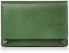 Business Card Holder Folding Business Card Holder Genuine Leather In 22501 Green [Ebawin] [Made Japan]