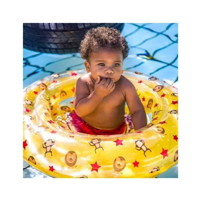 Siège de bain gonflable - TU - Multicolore - 0-12 mois - 69x25 cm - 4 chambres à air