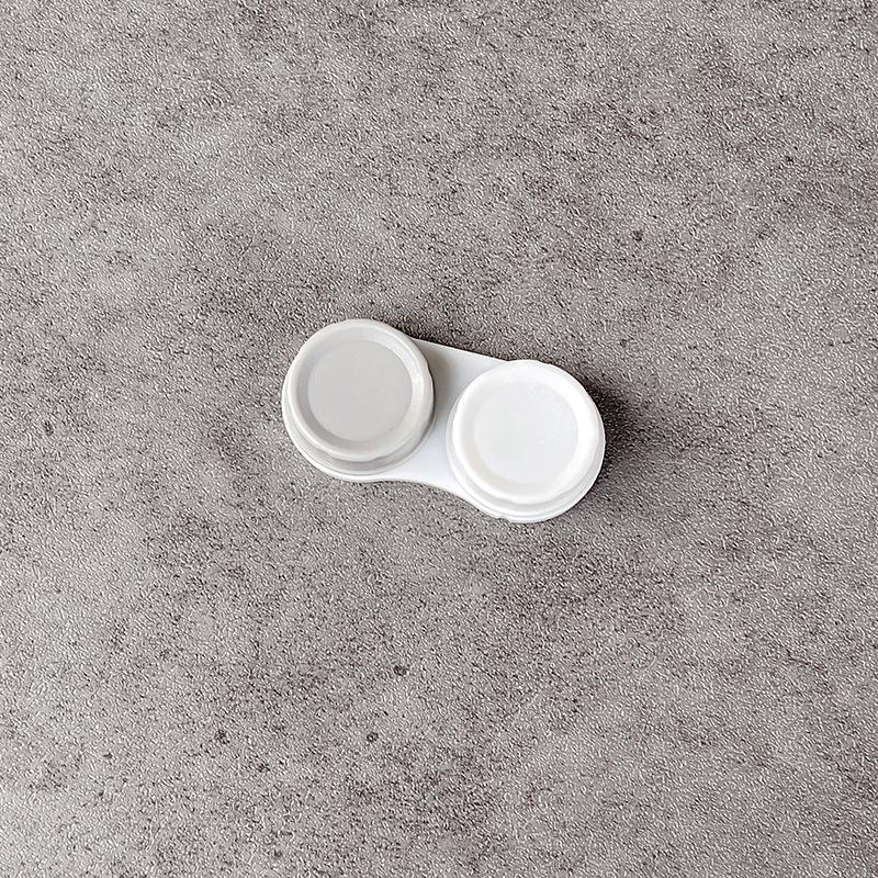 1pc Portable Oval Contact Lenses Case L+R Contact Lens Box Eyewear Case for Eyes Contacts Travel Kit Holder Lens Container