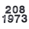 3D House Number Self-Adhesive Simple Installation 0-9 Modern Street Door Home Address Number Mailbox Sign