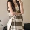 Women's Dresses Large Size Casual Striped Sleeveless Undershirt Dress Loose and Thin Hundreds of Dresses