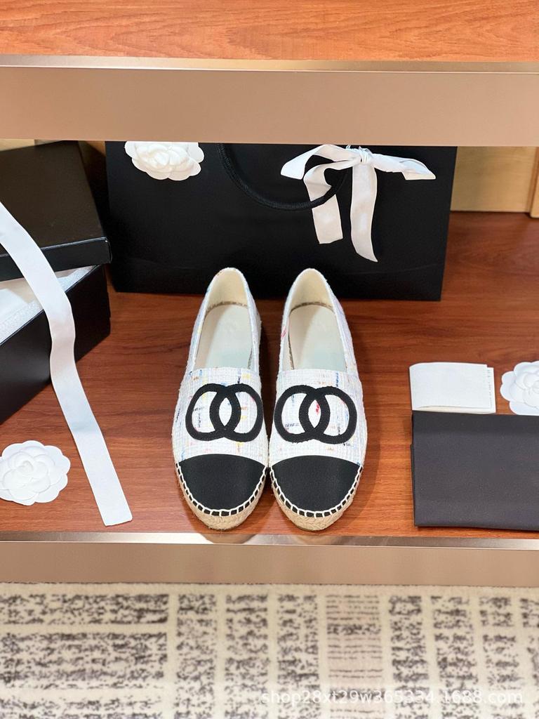 2024 Spring Upgraded Women's Xiao Xiangfeng Fisherman Shoes - Straw Rope Slip-On Dopamine Shoes