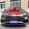Красный гигантский бант для автомобиля для украшения автосалона 4S, праздничный подарок при вручении автомобиля, праздничный декоративный бант