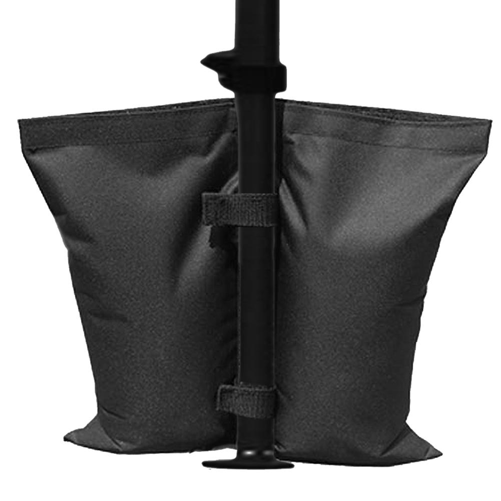 4 шт. прочная черная палатка из ткани Оксфорд, фиксированный мешок с песком, большая вместимость, хороший герметичный уличный солнцезащитный козырек