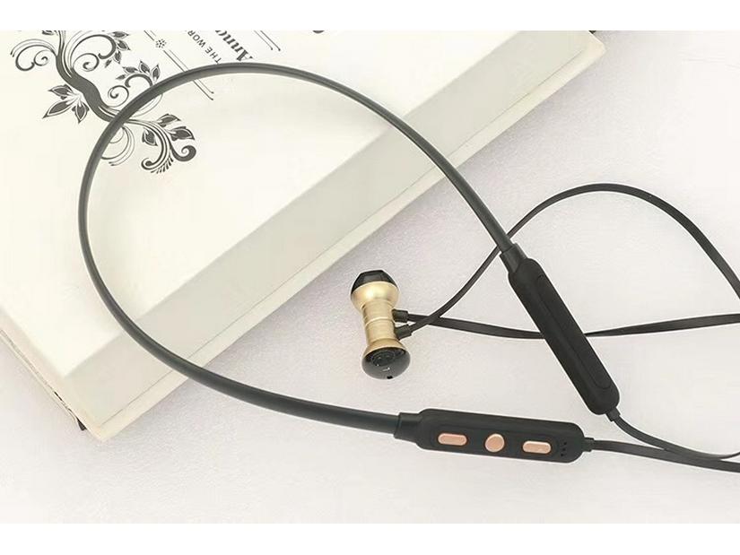 Новые Магнитные Беспроводные Bluetooth Наушники для Бега - Двойная Стерео Гарнитура на Шейном Ободке Подарок