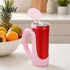Portable Drink Lid Can Cover for Soda Cans, Snap on 11/12oz Coke Sparkling Flexible Seal Water, Splash Proof Leak Guard Car Cup Holder, Reusable