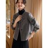 XWI Women's New Chinese Style Toggle Button Wool Coat